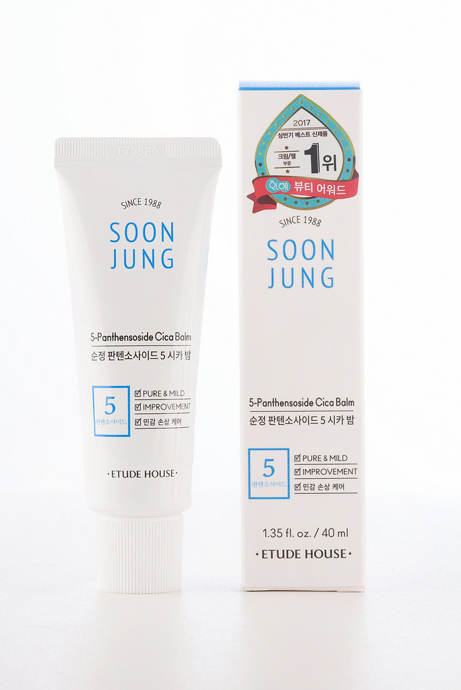 Бальзам точковий від запалень Etude House Soon Jung 5-Panthensoside Cica Balm, фото 1