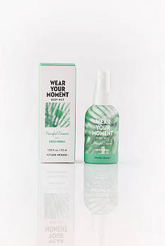 Ароматизований міст для тіла м'який аромат трав Etude House Wear your Moment Body Mist Peaceful Dream