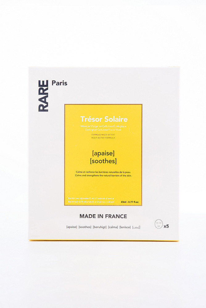 RARE Paris Tresor Solaire Ecological Cellulose Facial Mask Box Набір 5 ...
