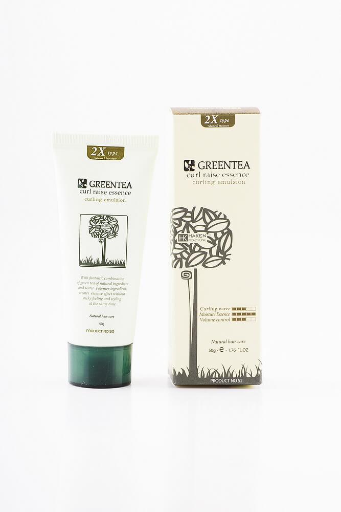 HAKEN Green Tea Curl Raise Essence 2X Високопоживна есенція для зволоження та фіксації волосся з екстрактом