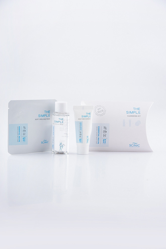 Набір засобів для чищення SCINIC The Simple Cleansing Kit дорожній набір для обличчя, фото 1