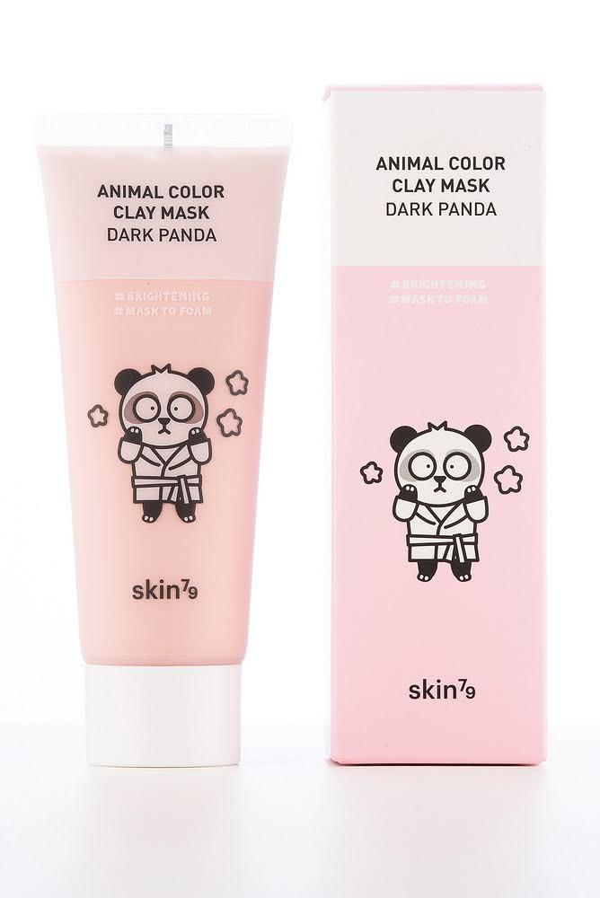 Skin79 Animal Color Clay Mask Dark Panda Освітлена глиняна маска для обличчя, фото 1