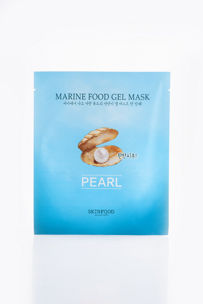 Гідрогелева маска з екстрактом перлів Skinfood Marine Food Gel Mask Pearl