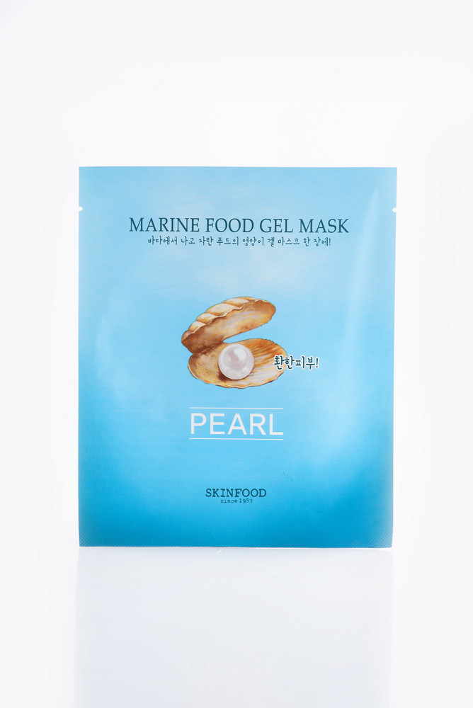 Гідрогелева маска з екстрактом перлів Skinfood Marine Food Gel Mask Pearl (8 809 427 862 725) омолоджуюча