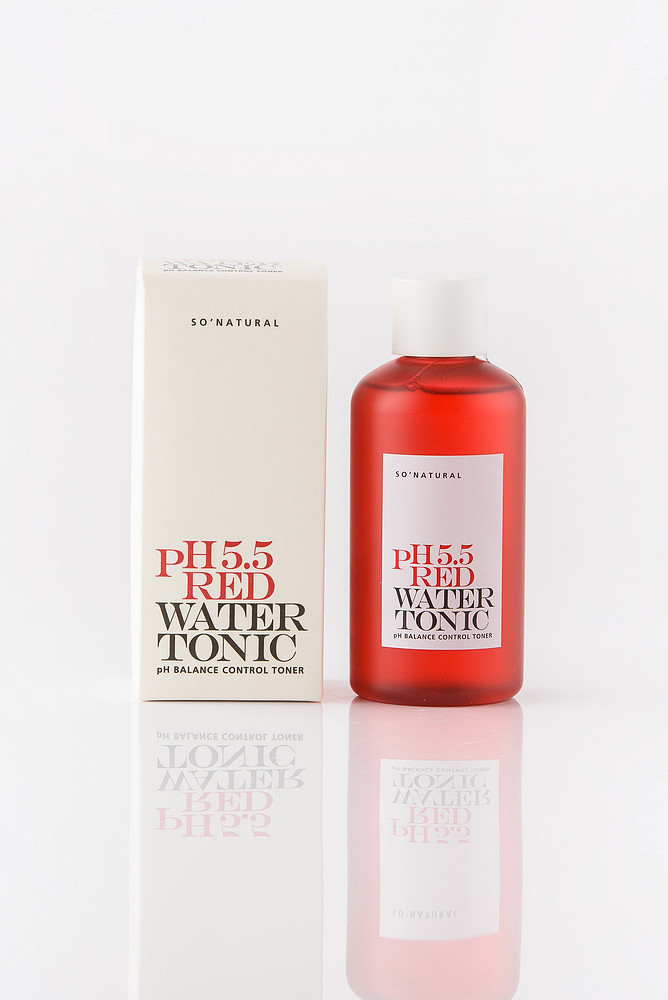 Тонер для обличчя з нейтральним рівнем pH SO NATURAL 5.5 Red Water Toner, фото 1
