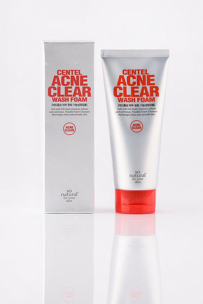 SO NATURAL Centel Acne Clear Wash Foam Пенка для вмивання для проблемної шкіри (8 809 263 876 061), фото 1