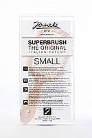 Гребінець для волосся пудровий з білим Janeke Superbrush Small 94SP234 RSA, фото 3