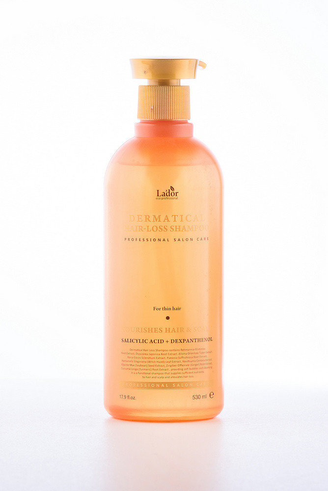 La'dor Dermatical Hair-Loss Shampoo For Thin Hair Зміцнювальний шампунь проти випадіння для тонкого волосся 530 мл