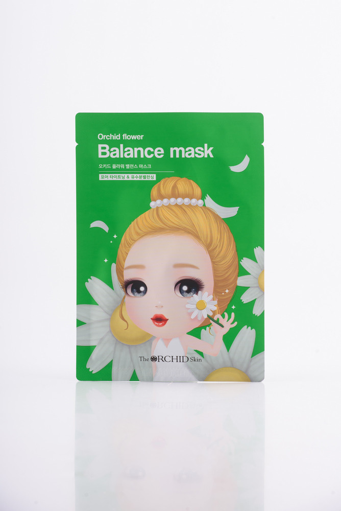 Тканинна маска зменшує запалення The Orchid Skin Orchid Flower Balance Mask, фото 1