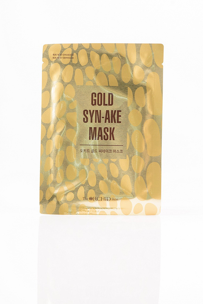 Тканинна маска з пептидом зміїної отрути The Orchid Skin Orchid Flower Flower Gold Syn-ake Mask
