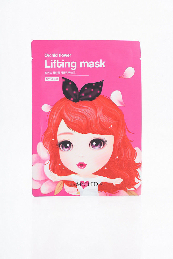 Тканинна маска з ліфтинг-ефектом The Orchid Skin Orchid Flower Lifting Mask (8 809 412 862 327) підтягувальна