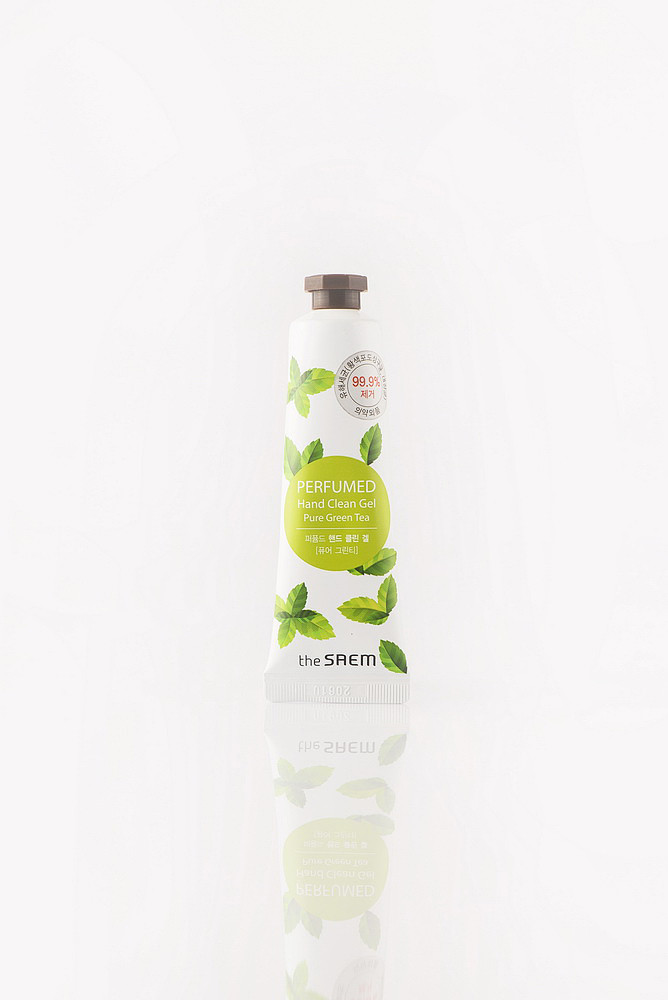 The Saem Perfumed Hand Clean Gel Pure Green Tea Парфумований гель антисептик для рук "Свіжий зелений чай"
