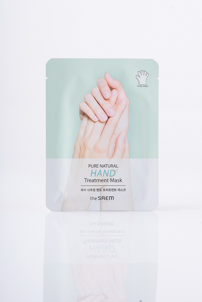 The Saem Pure Natural Hand Treatment Mask Зволожувальна маска для шкіри рук, фото 1