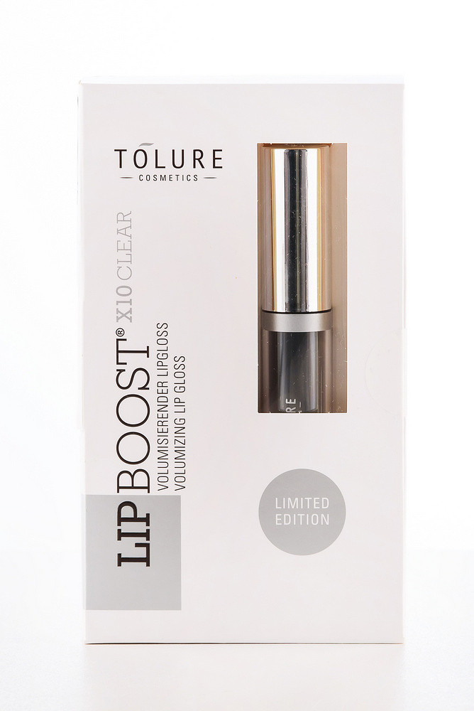 Поживний блиск для губ з ефектом збільшення Tolure Cosmetics Lip Boost X10 Clear, фото 1