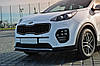 Спліттер KIA Sportage 4 GT-Line (15- 18) тюнінг обвіс губа спідниця елерон, фото 2