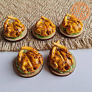 Лялькова їжа "Запечена курка" Hand Made Nestwood 1 шт, фото 6