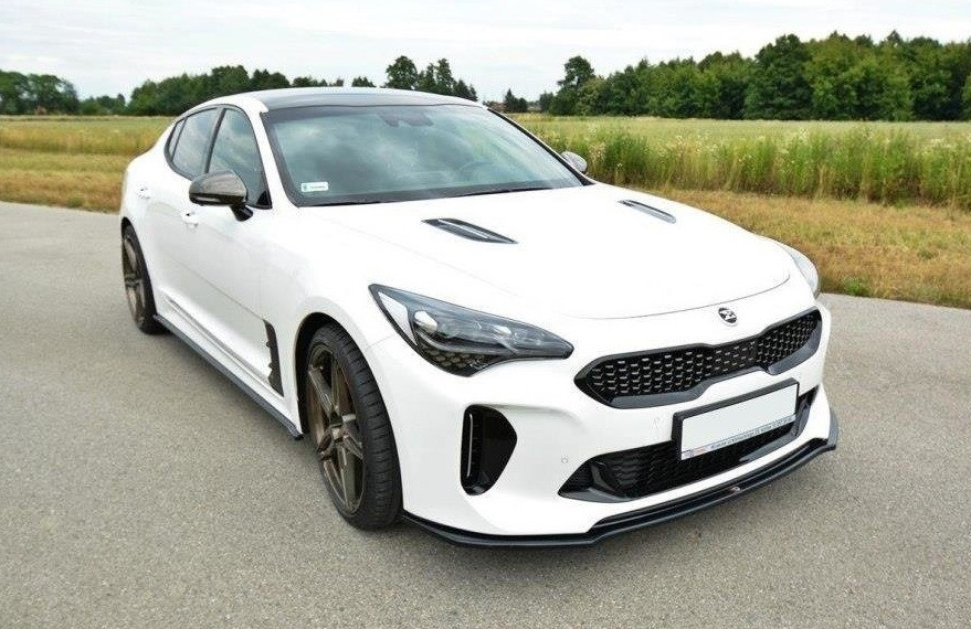 Спліттер Kia Stinger GT тюнінг обвіс губу спідницю елерон (V2), фото 1