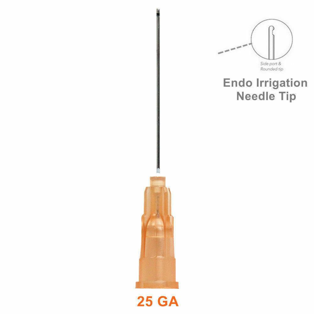Голка для промивання кореневих каналів з боковим отвором 10шт 0,5мм*25мм