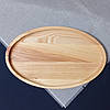 Тарілка дерев'яна овальна з ясеня, фото 7