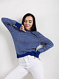 Жіночий светр у полоску (в кольорах), фото 7