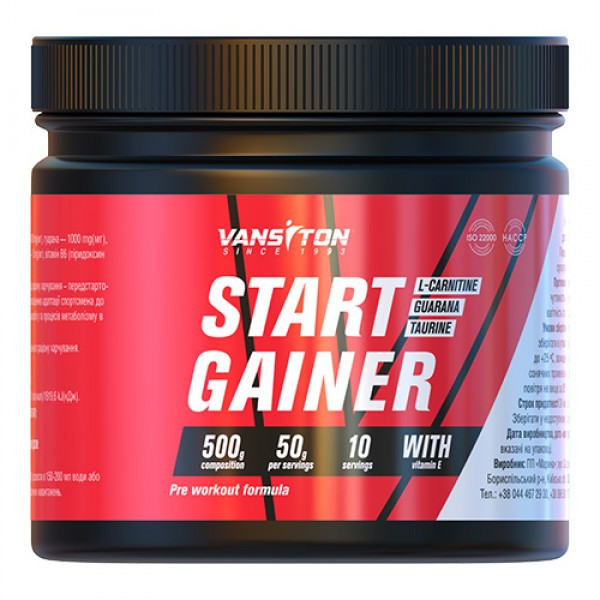 Гейнер Vansiton Start Gainer, 500 грам