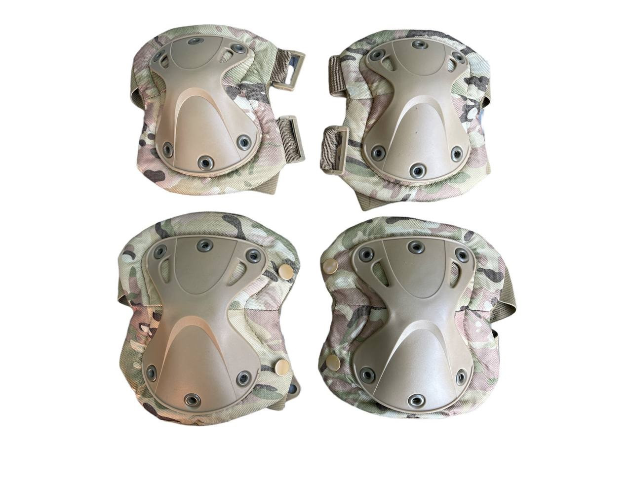 Наколенники и Налокотники Штурмовые Тактические Набор VOGEL (цвет Хаки ...