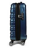 Валіза Airtex ручна поклажа S полікарбонат синя 55х36х20см/35л/2.4кг, фото 5