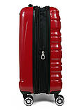 Валіза Airtex ручна поклажа S полікарбонат червона55х36х20см/35л/2.4кг, фото 6