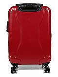 Валіза Airtex ручна поклажа S полікарбонат червона55х36х20см/35л/2.4кг, фото 3