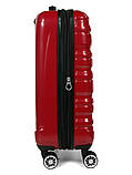 Валіза Airtex ручна поклажа S полікарбонат червона55х36х20см/35л/2.4кг, фото 5