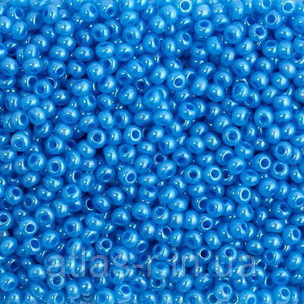 Бісер Preciosa Чехія №17336 1г, синій перламутровий