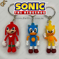 Брелки фігурки Сонік Sonic Keychain 3 шт.