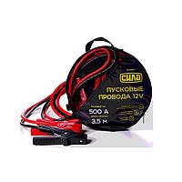 Пускові дроти  500А 3,5м "СИЛА" (900307) морозостійкість  -25°C сумка,10мм