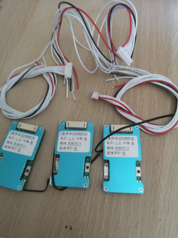 BMS 7S 25A + NTC Контролер заряду/розряду з самовідновленням (балансир) Li-Ion 18650