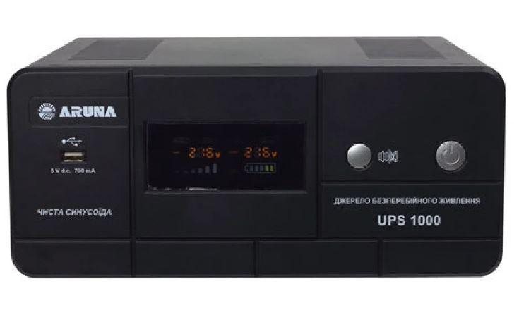 ДБЖ (джерело безреребійного живлення) Aruna UPS 1000 з правильною синусоїдою