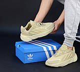 Чоловічі кросівки Adidas Ozelia Beige, бежеві кросівки адідас озелія, фото 4
