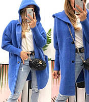 Альпака жіноче пальто кардиган кофта з капюшоном з натуральної вовни Багато кольорів Розмір: 44-50- універ
