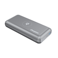 Внешний аккумулятор Energizer QE20007PQ Wireless 20000 mAh Silver Grey (PowerBank)