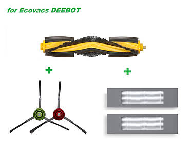 Комплект для робота-пилососа Ecovacs Deebot Ozmo 920 950 960 980 T5 T8 T9 T8 Max T8 Aivi N8 + N8 Pro N10