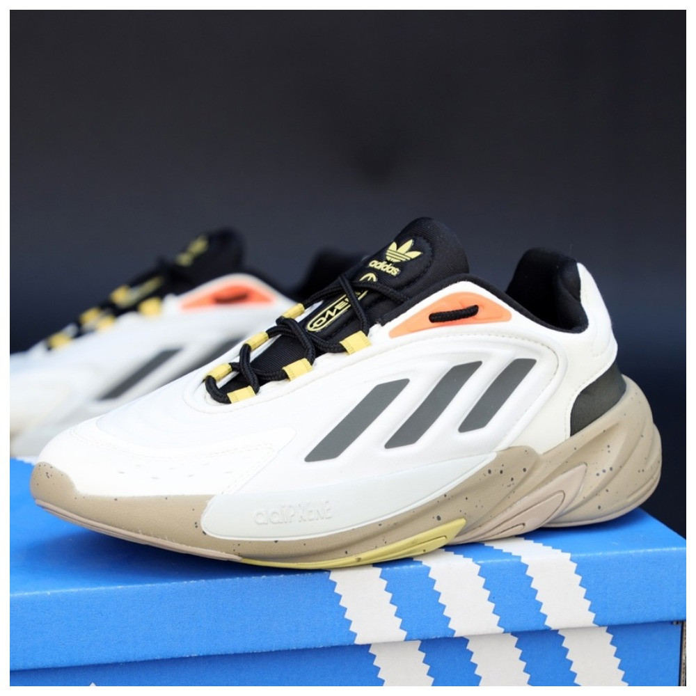 Чоловічі кросівки Adidas Ozelia Beige, сірі кросівки адідас озелія, фото 1