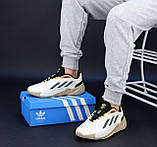 Чоловічі кросівки Adidas Ozelia Beige, сірі кросівки адідас озелія, фото 6