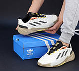 Чоловічі кросівки Adidas Ozelia Beige, сірі кросівки адідас озелія, фото 4