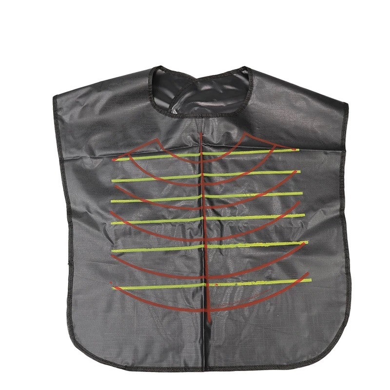 Захисна накидка для стрижки та фарбування волосся PROFLINE PROFESSIONAL PRO-200 чорного кольору. Арт ПЧМ200, фото 1