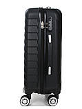 Валіза ручна поклажа S чорна 58х39х23см/40л/2.7кг/Madisson 03403, фото 4