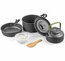 Набір туристичної посуду Cooking Set DS-308 8148