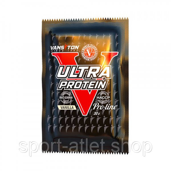 Протеїн Vansiton Ultra Protein, 30 грам - Ваніль, фото 1