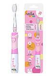 Ультразвукова зубна щітка Vega VK-400 pink для дітей, фото 3