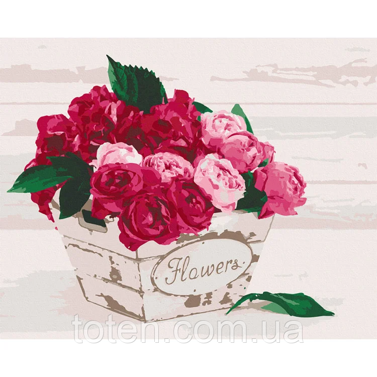 Картина за номерами "Flower`s box Art Craft 12151-AC 40*50 см топ
