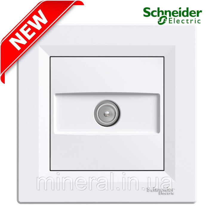 Розетка TV прохідна Schneider Electric Asfora 8дб білий EPH3200321