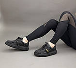 Жіночі кросівки Dior ID Sneakers Black, чорні шкіряні кеди діор ід айді, фото 9